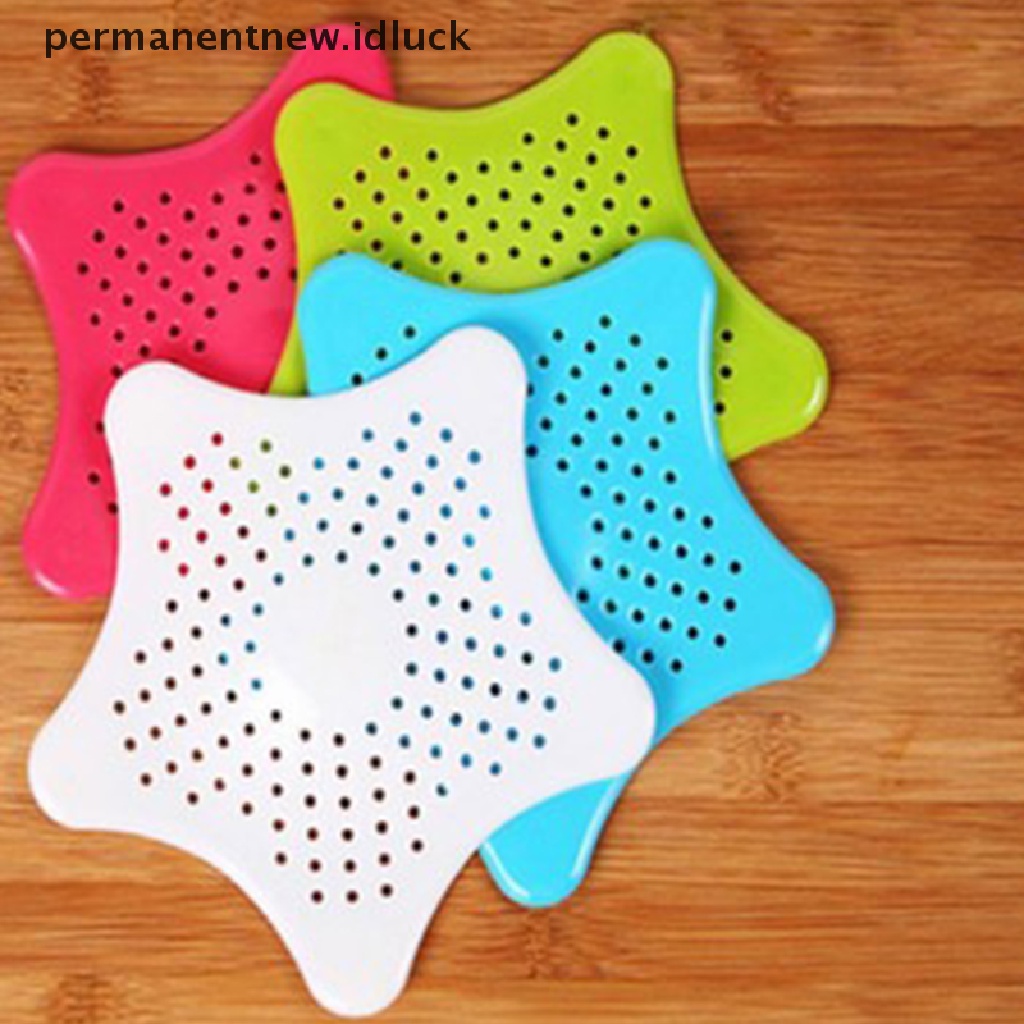 Filter Penangkap Rambut Bahan Silikon Bentuk Bintang Untuk Wastafel Dapur