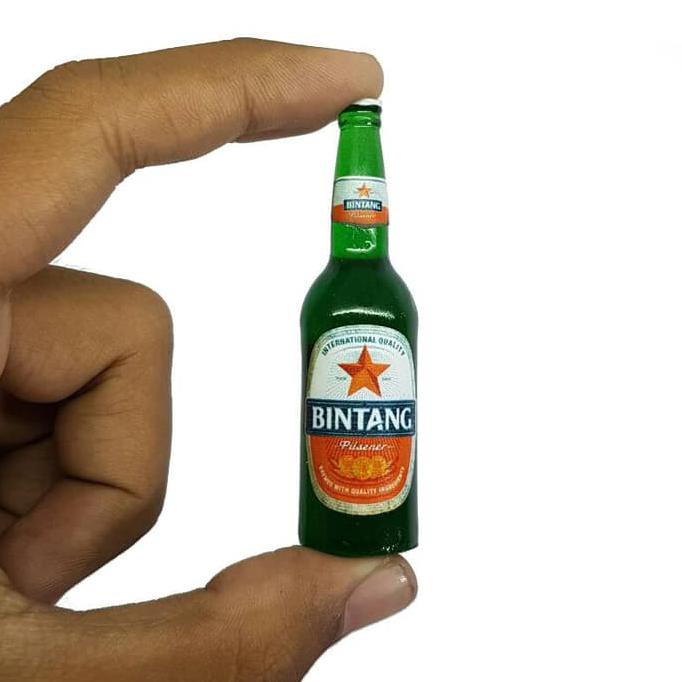 M963- Magnet Kulkas Miniatur Botol Bir Bintang
