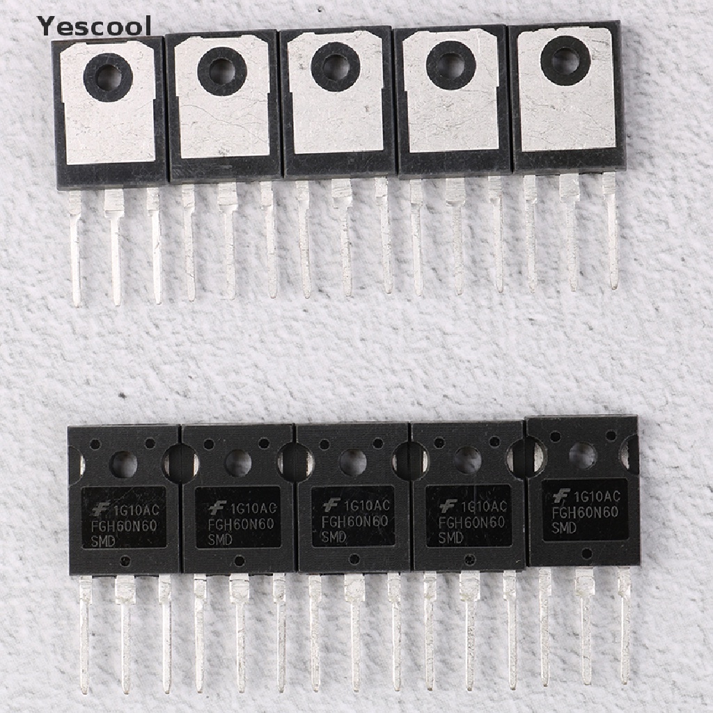 Yescool 10Pcs Ic FGH60N60SMD FGH60N60 600V 60A field stop IGBT TO-3P