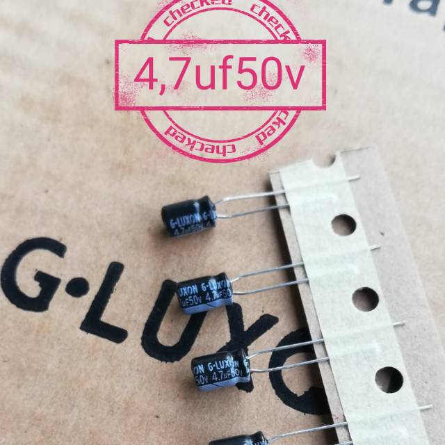 4,7UF50V G-LUXON