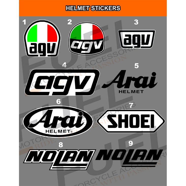 Sticker Body Helm Motor Repaint Repair Modifikasi