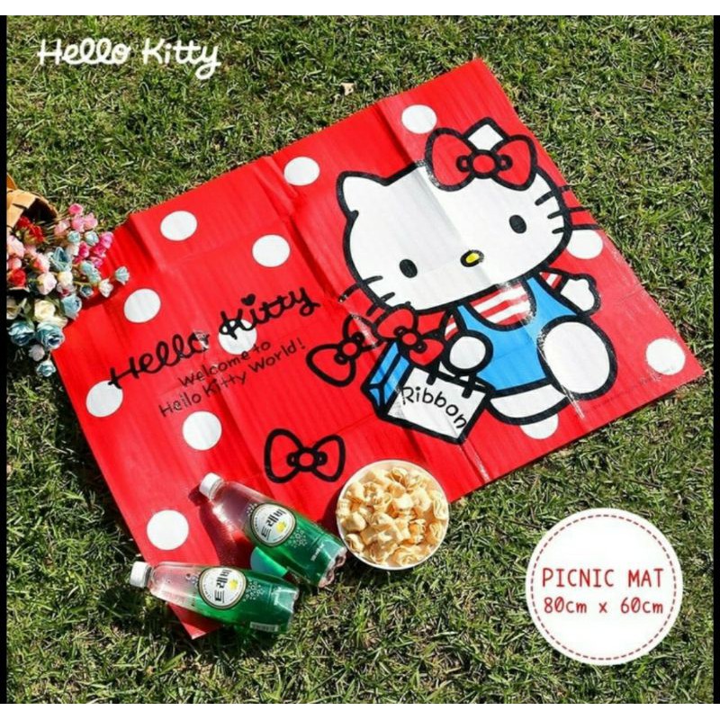 Jual Playmat Disney Mickey Mouse Minnie Mouse Picnic Mat Sanrio Hello