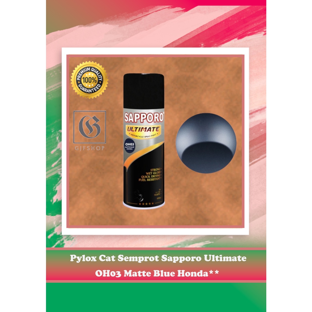 Pylox Cat Semprot Sapporo Ultimate OH03 Matte Blue Honda** 400ml