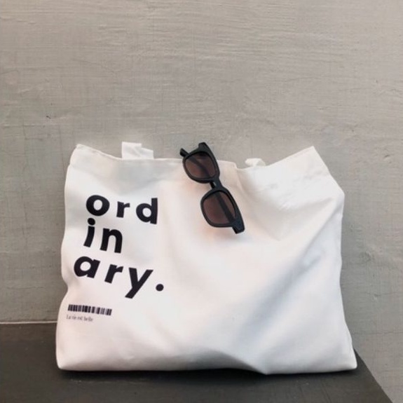 Totebag Ordinary (crbn_cloth) Totebag quotes aesthetic