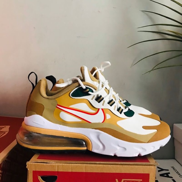 Nike airmax 270 react brown white WMNS