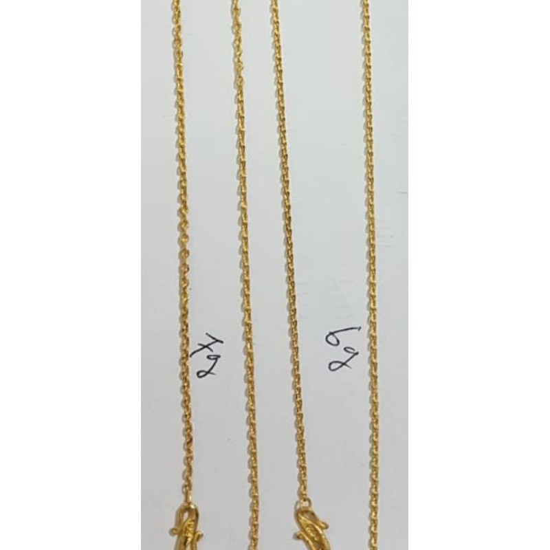 Kalung nori 99% 990 99 emas asli 5 gram 5gr 5g 5gram 5 gr 24k 24karat 24 karat