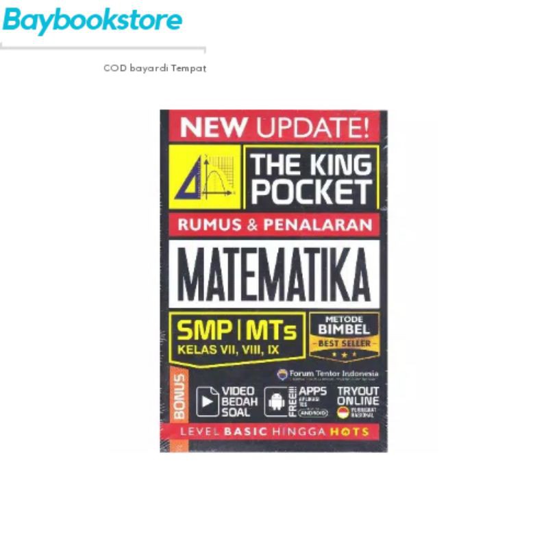 BUKU SMP NEW UPDATE "MATEMATIKA SMP" THE KING POCKET
