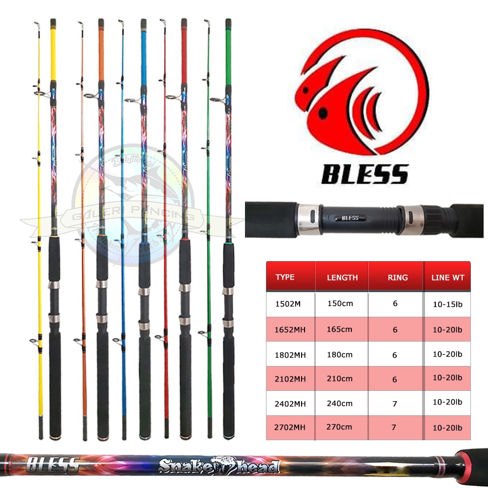 Joran Pancing Bless Snake Head 1502M 10-15lb