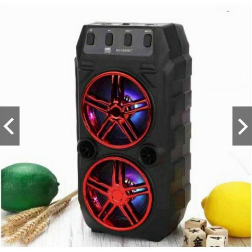 SPEAKER BLUETOOTH KARAOKE SQ 2008 PLUS MICROPHONE DOUBLE EXTRA STEREO BASS LED LAMP