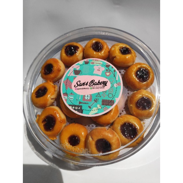 

Blueberry Almond Thumbprint Cookies 500gr