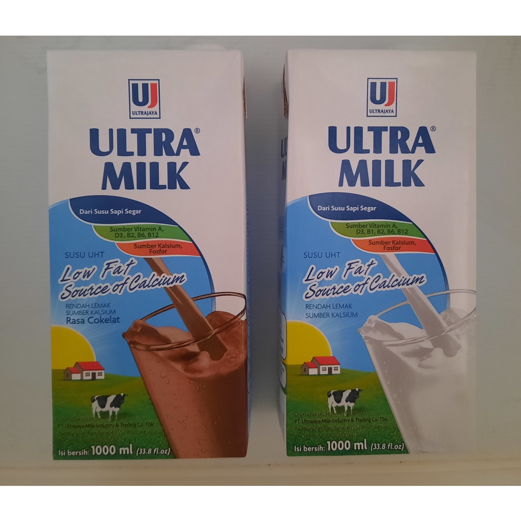 Jual Susu Ultra Milk Uht Low Fat Ml Coklat Vanilla Rendah