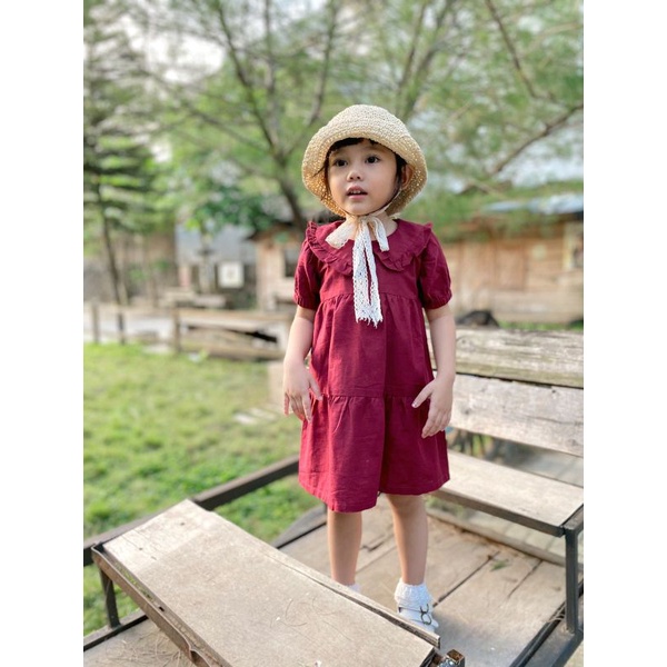 restock!!! Dress girls linen 1-5 th