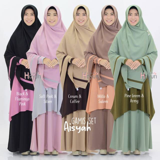 ( NEW ) GAMIS SET AISYAH BY HIJAB HAYURI
