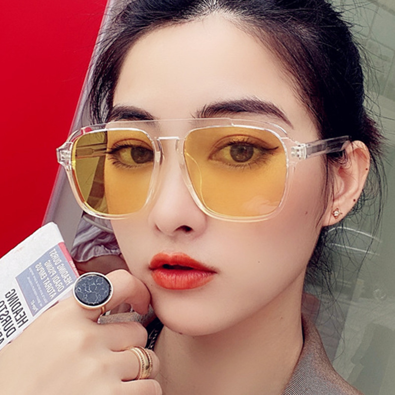 2020 New Korean Pilot Sun Glasses Retro Sunglasses Ins