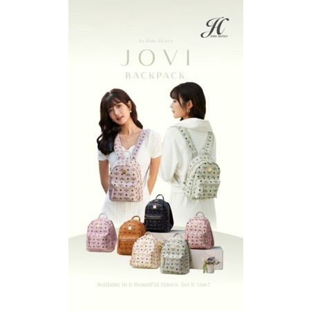 JOVI BACKPACK JIMS HONEY ORIGINAL TAS ransel jovi imut kekinian fashionable ootd import murah diskon
