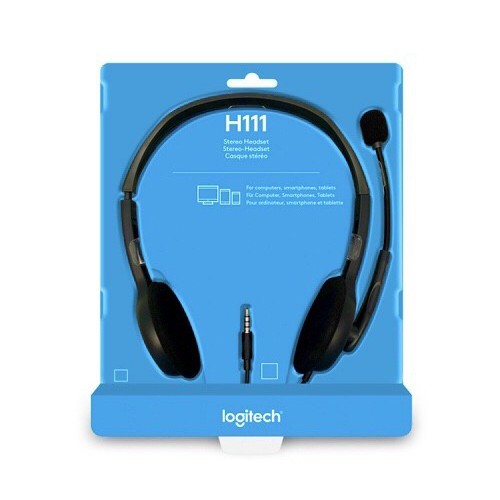 Headset Logitech H111 100% ORI