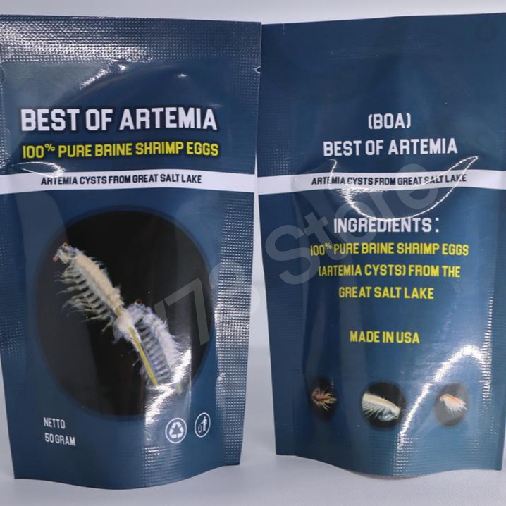 BOA (BEST OF ARTEMIA) BLUE ARTEMIA KULTUR 50 GRAM HATCHING RATE 90%