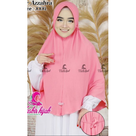 bergo plisket tali ulir jumbo