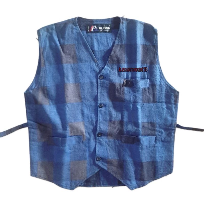ALPINA VEST ROMPI FLANEL VINTAGE ORIGINAL