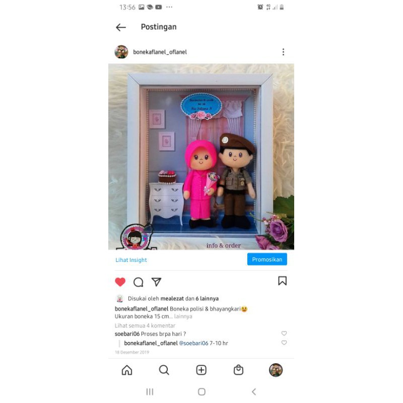 Boneka POLISI POLRI BHAYANGKARI