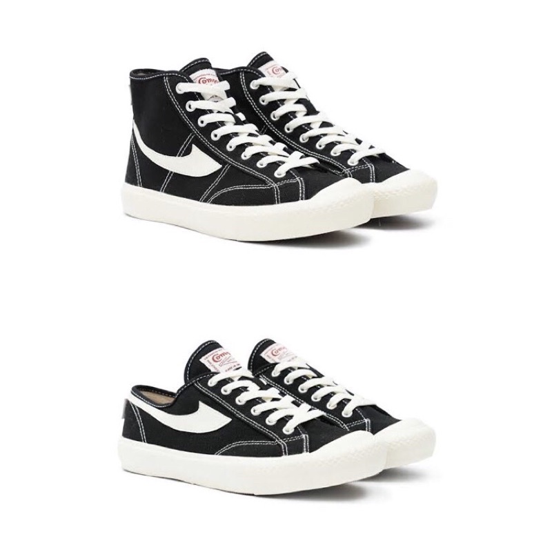 Sepatu Compass Gazelle Black White High/Low Original Retail Murah