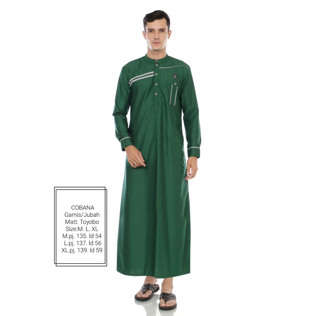 TERBARU Baju Jubah Dewasa COBANA Original - Jubah Gamis Pria - Stylesh Muslim - Jubah Gamis Premium