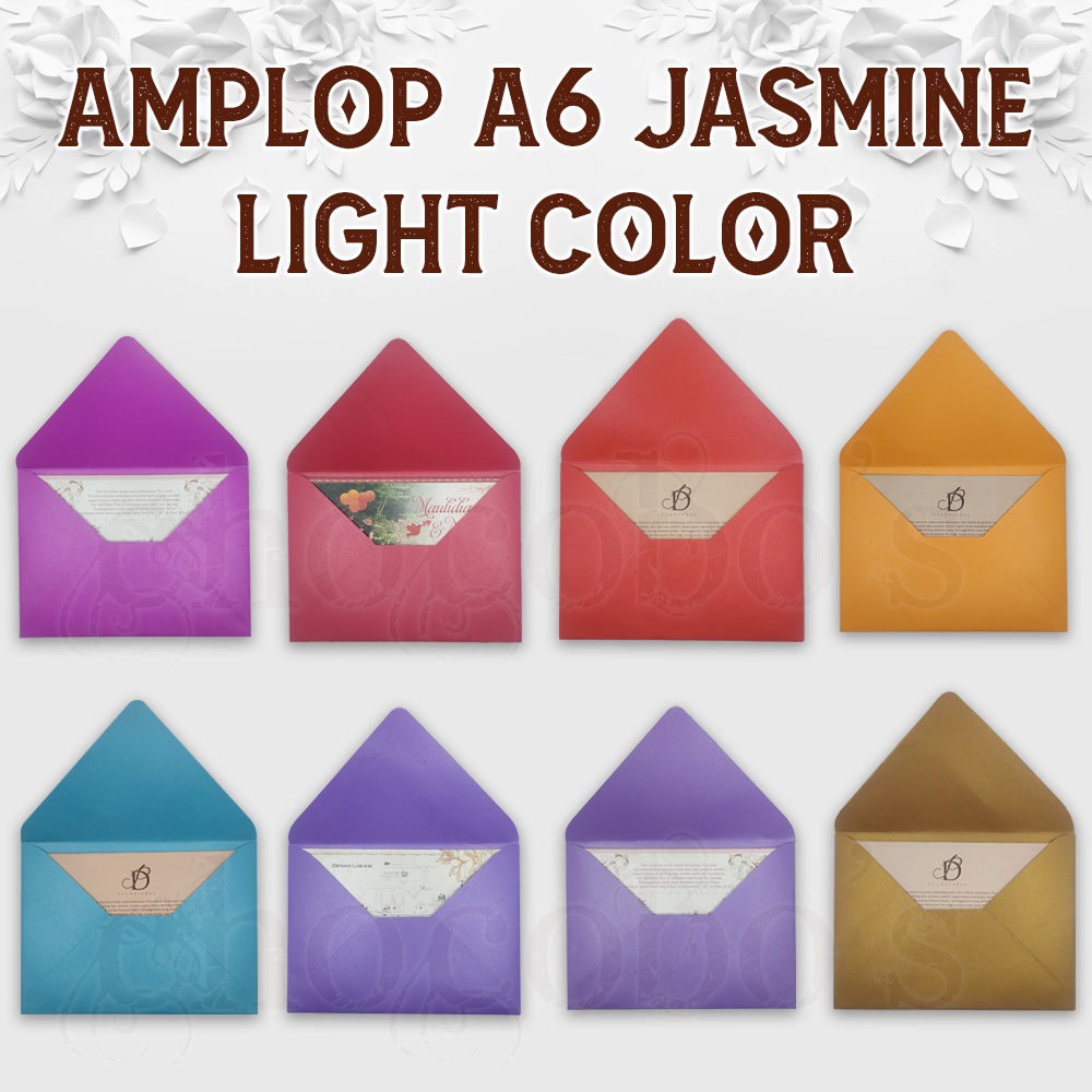 

AMPLOP A6 JASMINE LIGHT COLOR