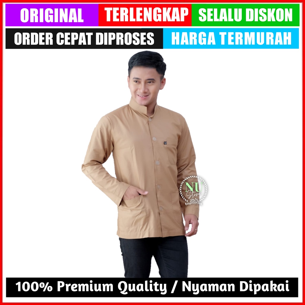 Koko Haibah Polos / Koko Haibah Coklat / Koko Habaib / Koko Habib