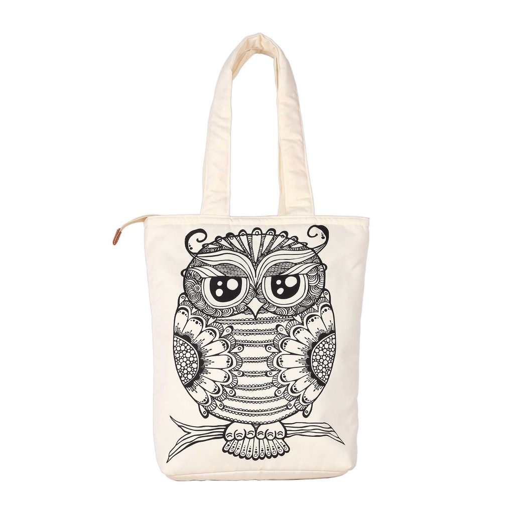 Tote Bag Kanvas Owl