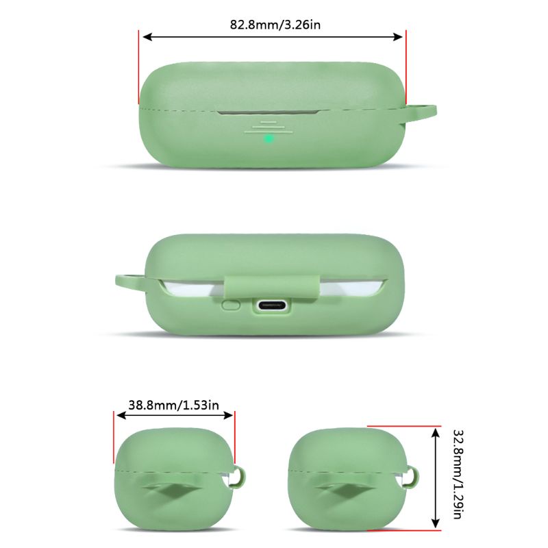 Cre Soft Case Silikon Earphone Bluetooth Wireless Dengan Carabiner Untuk hua wei flypods 3i