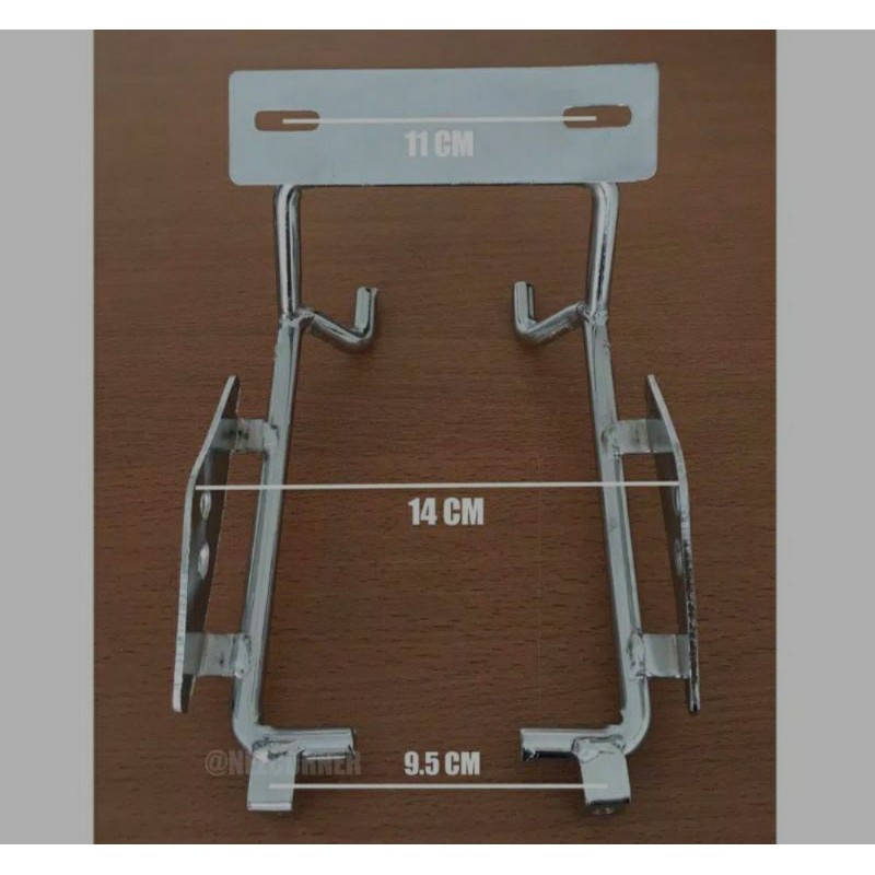 breket lampu pesek motor megapro