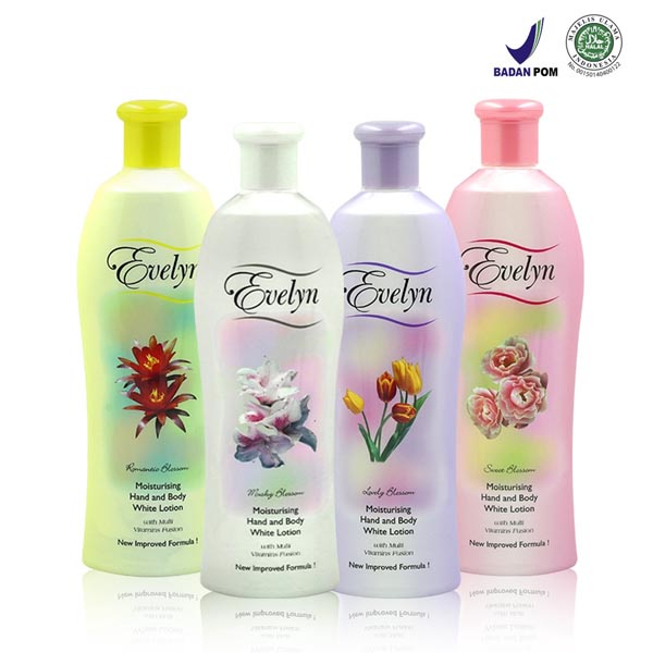 [600ML] [WHITENING BODY LOTION] Evelyn Hand &amp; Body Lotion - 600ml - White Lotion | LOVELY | SWEET | ROMANTIC | MUSKY Blossom_Cerianti