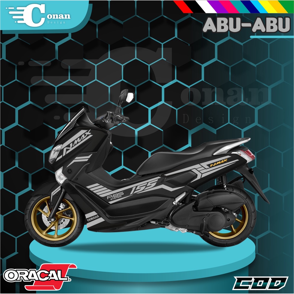 Aksesoris Motor Nmax Cutting Sticker Nmax Stiker Motor Nmax Striping Nmax 2019 All Nmax - NMxB31