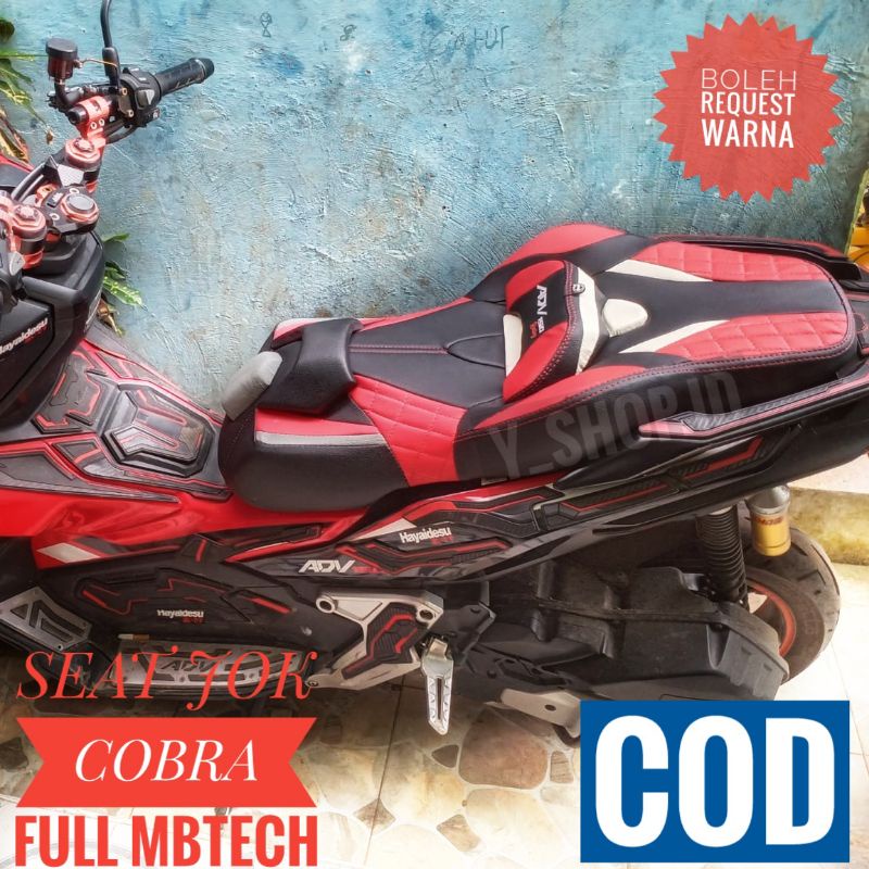 Jok Motor MBtech Adv 160 150 Model Cobra MBtech Modifikasi