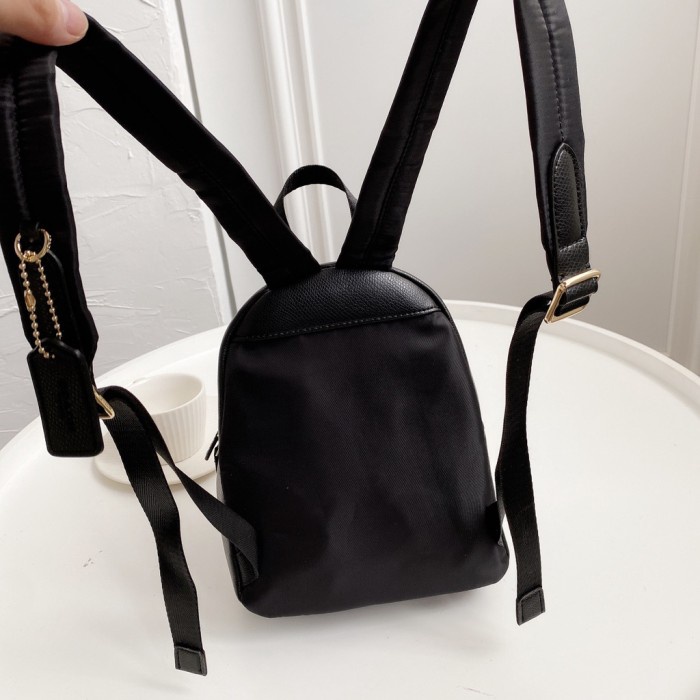 COACH MINI CHARLIE BACKPACK IN SIGNATURE CANVAS BLACK