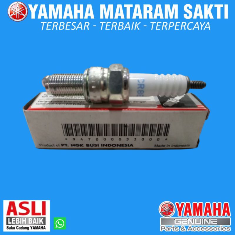 SPARK PLUG / BUSI NGK CR8E VIXION ORIGINAL / 94700-00330