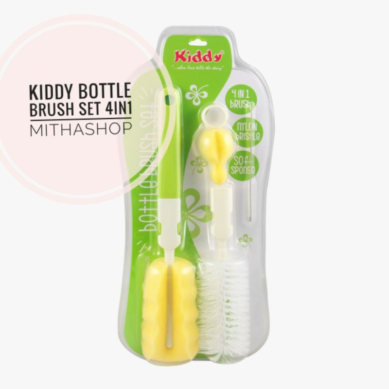 Kiddy Sikat Botol 4 in 1 Set