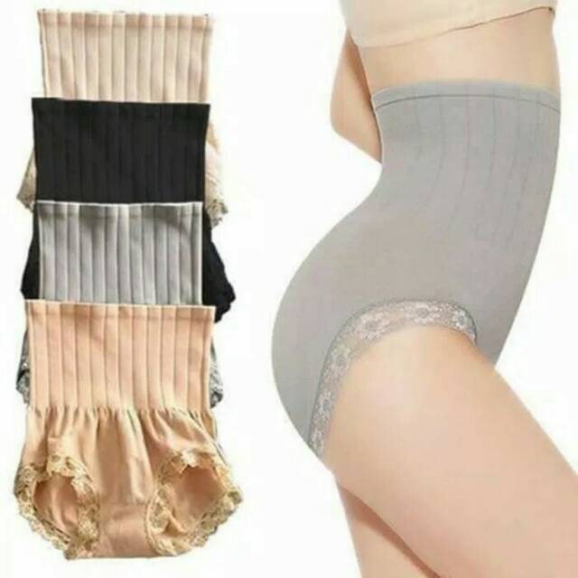 Japan Munafie PANTY - Celana Dalam Highwaist Pelangsing 60gr CD Wanita Woman Panties