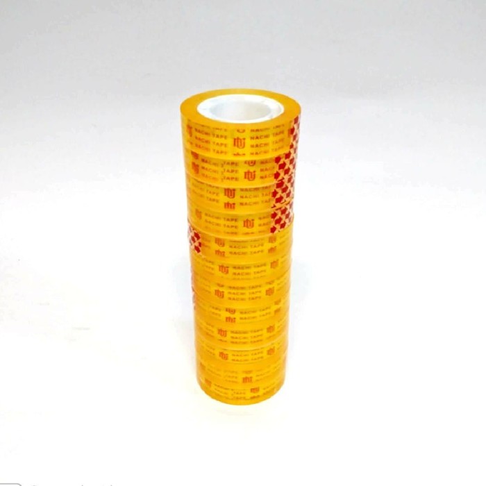 Isolasi Selotip Nachi Kuning 12 mm / 1/2 Inch x 10 Yard