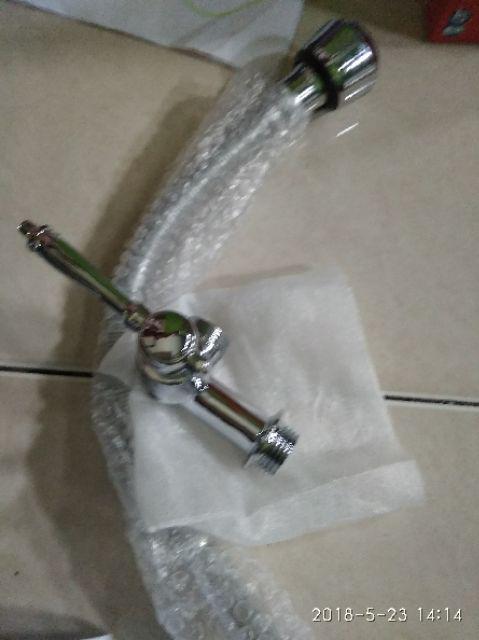 Kran Angsa Flexible Chrome Engkle 1/2