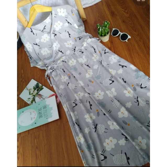 [Termurah] Daster Kimono Panjang Daster Katun Rayon Viscose