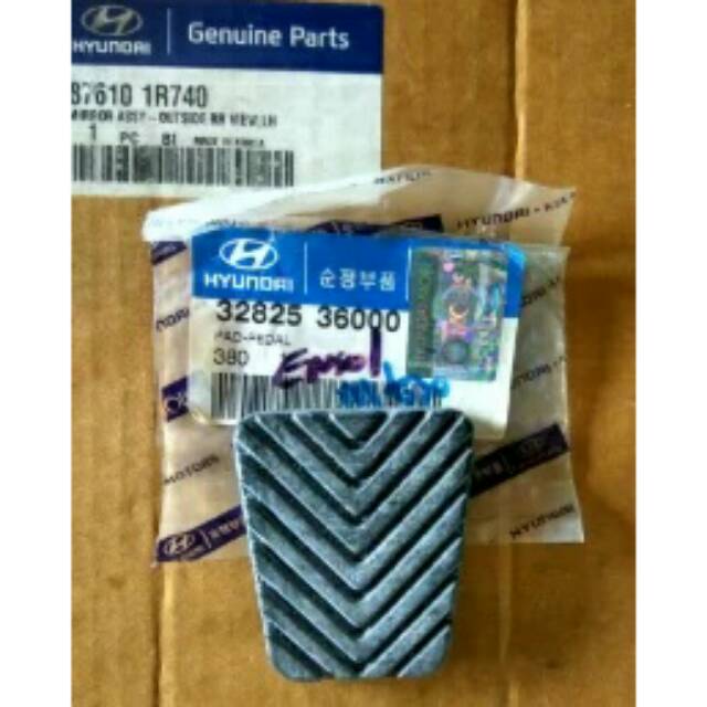 Karet pedal rem hyundai matrix trajet asli