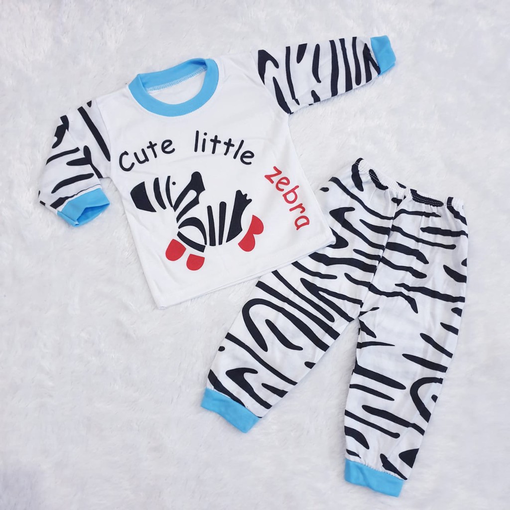 COD Bayar Ditempat Baju Baby Piyama Zebra / Baby Alicia