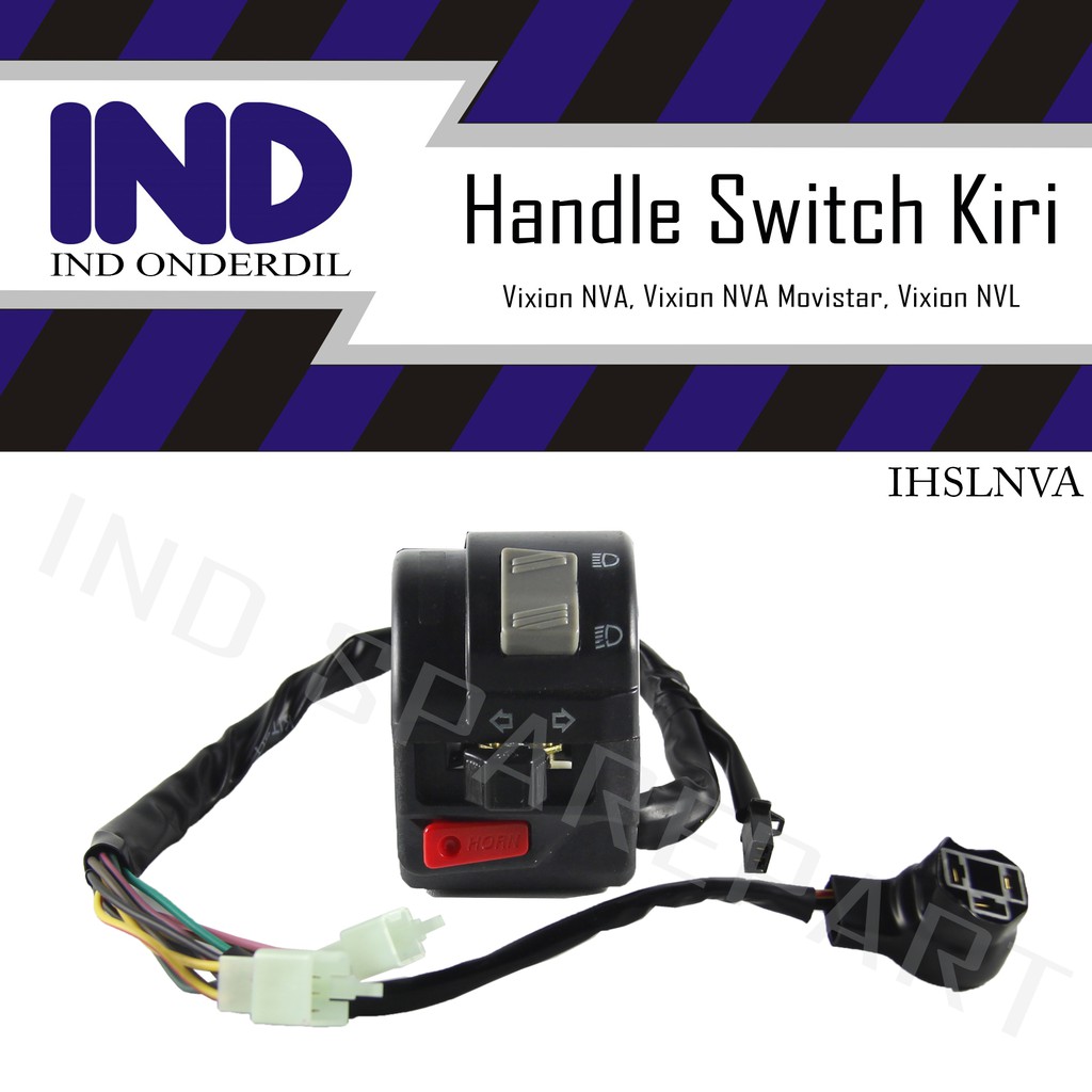 Handle-Holder Saklar-Switch Kiri-Left Lampu-Sen Vixion New-NVA-NVL