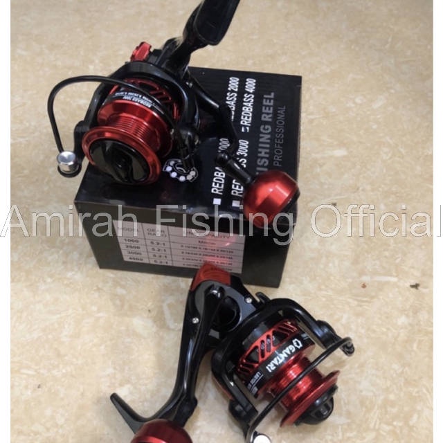Reel Pancing Gantari Leon / Redbass Power Handle Murah 6000/4000/3000/2000/1000