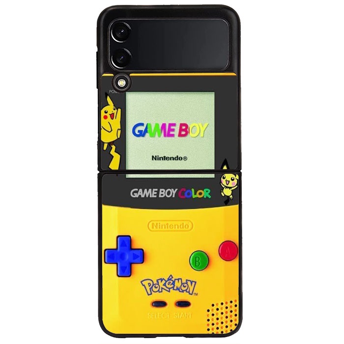 Jual Case Casing Samsug Galaxy Z Flip 3 & Z Flip 4 Game Boy Pokemon Pikachu X0011 Shopee Indonesia