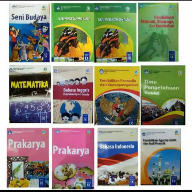 Paket Lengkap Buku Siswa Kelas 9 Kurikulum 2013 edisi revisi 2018 ...