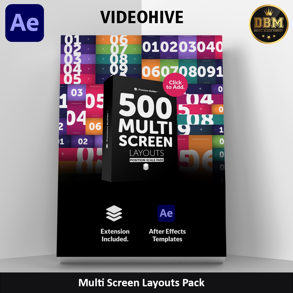 Premium Builder - Multi Screen Layouts Pack - After Effect (Extension)