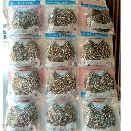 SABUT KAWAT STAINLESS SIKAT CUCI PIRING PANCI  / SABUT KAWAT CUCI PIRING