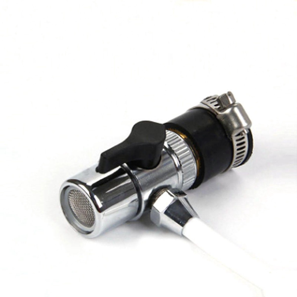 QUINTON Konektor Tabung 9.5mm Pipa 3/8&quot; Alloy Faucet Fitting Adapter